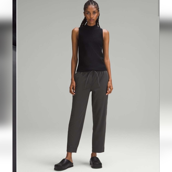 Lululemon Tapered Leg Mid-Rise Pant 7/8Length Size Large - Picture 1 of 16